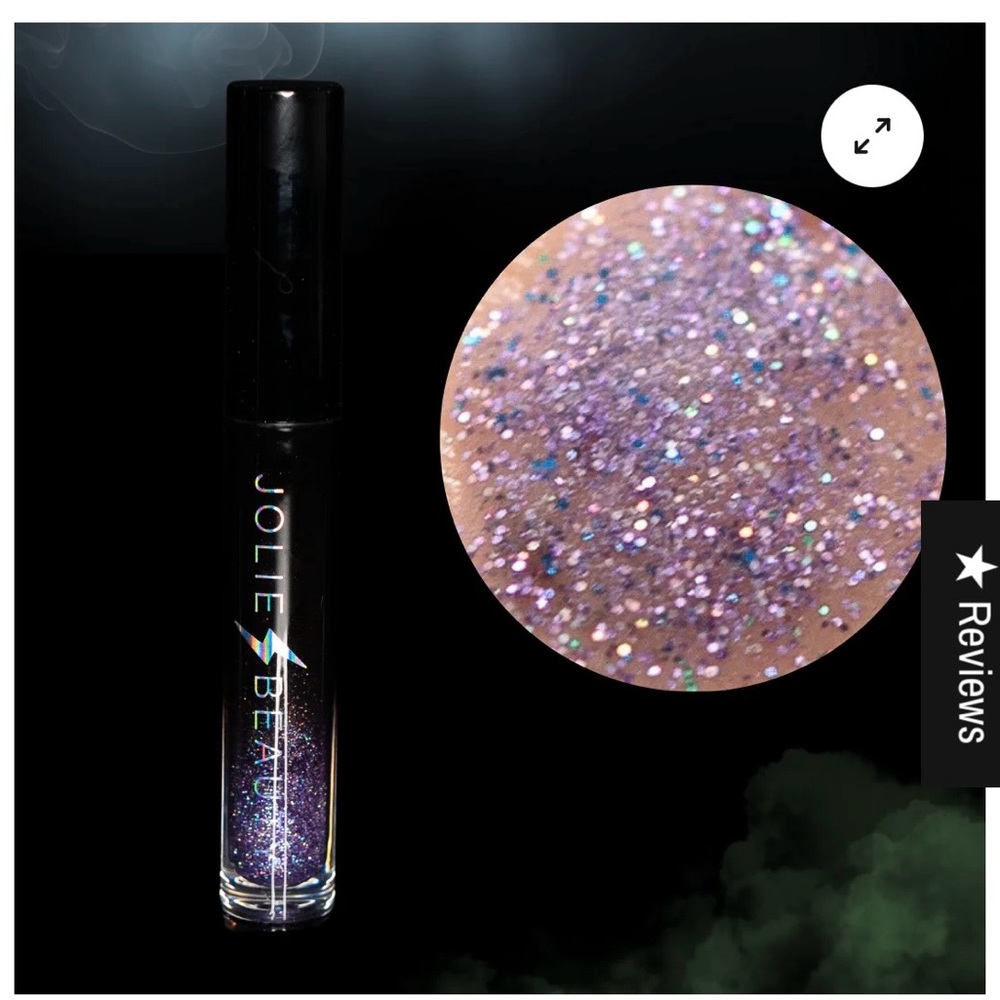 Jolie Beauty Purple/pink Glitter Lip Gloss holographic summoning